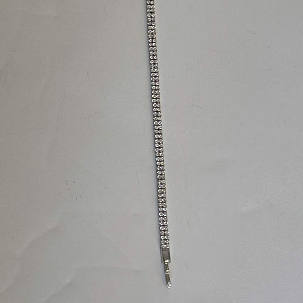 New Luxury 925 Sterling Silver Tennis Bracelet Bangle - Picture 3 of 5